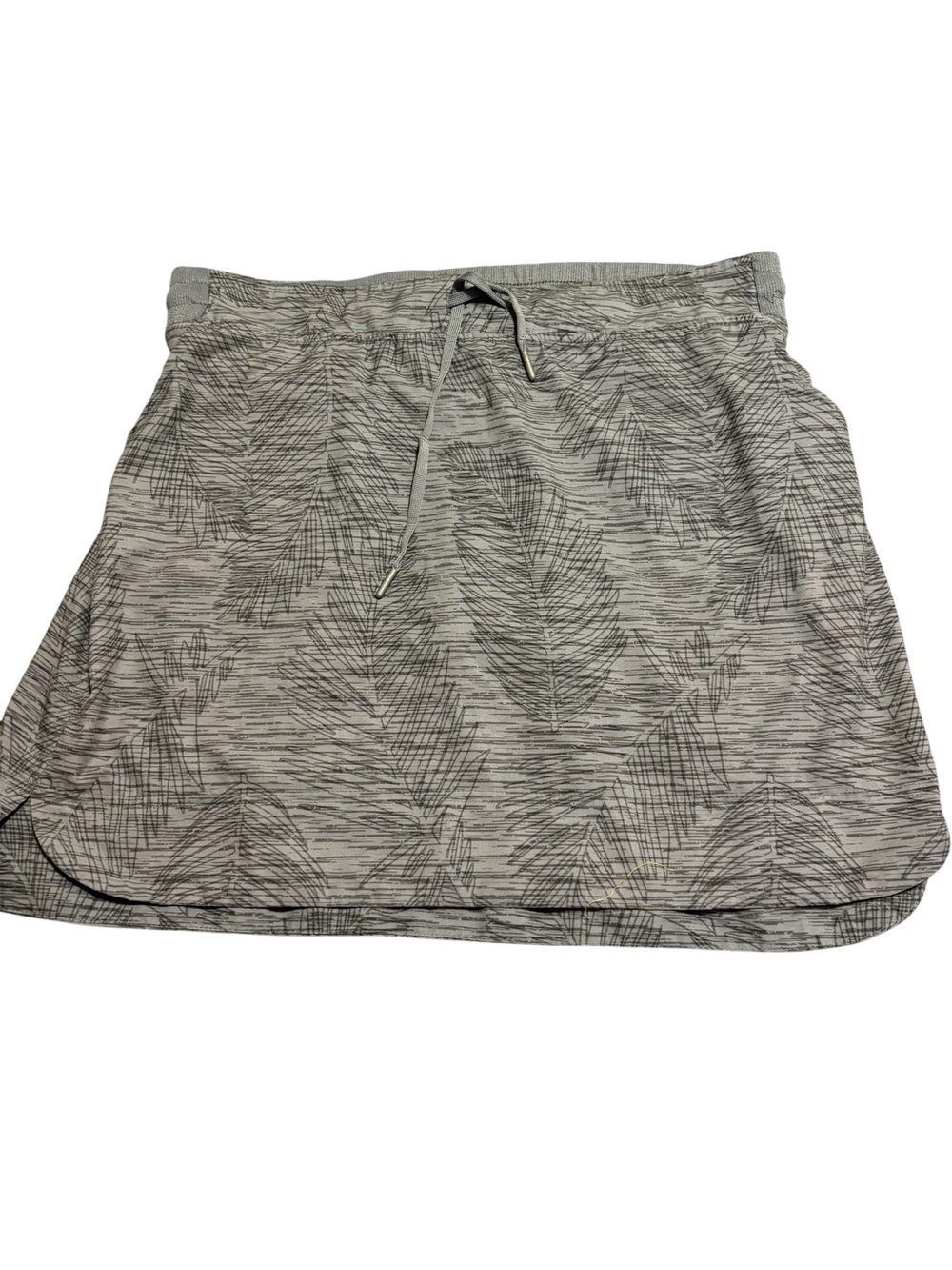 ZeroXposur Women’s Gray Abstract Athletic Skort w/Shorts Liner XL